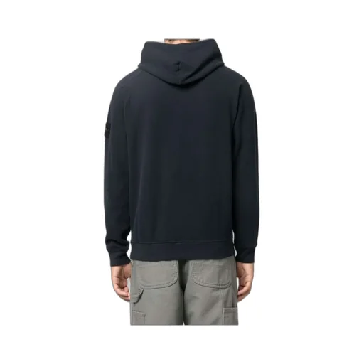 Compass-Patch Long Sleeved Hoodie
