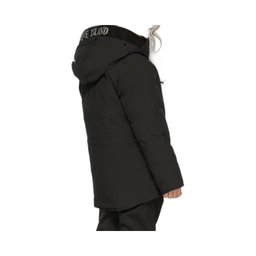 Logo Patch Hooded Jacket