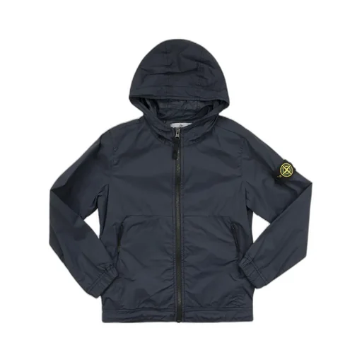 Logo-Patch Hooded Jacket