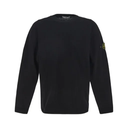 Logo Patch Crewneck Knitted Jumper