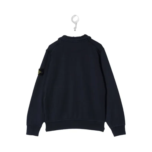 Logo Patch High-Neck Zipped Sweatshirt