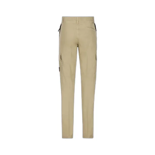 Teen Compass-Motif Cotton Cargo Trousers