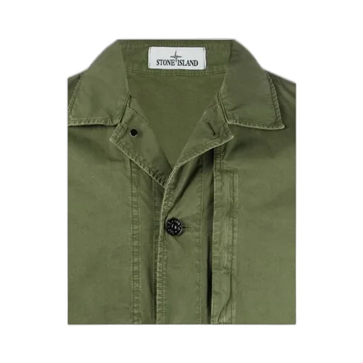 Logo-Patch Button-Fastening Jacket