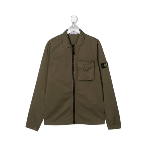 Logo-Patch Sleeve Jacket