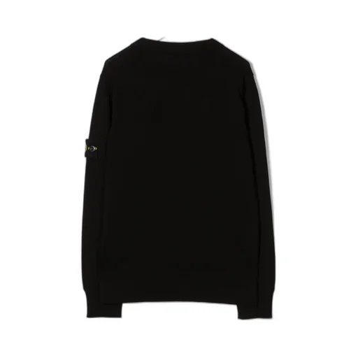 Logo-Patch Sleeve Jumper