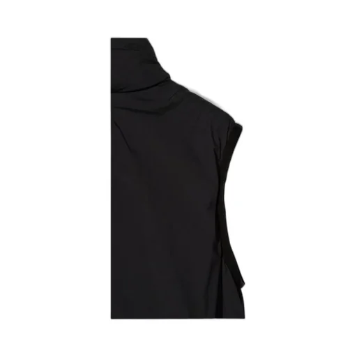 Logo Patch Zipped Gilet Jacket
