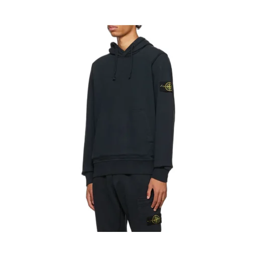Compass-Patch Cotton Hoodie
