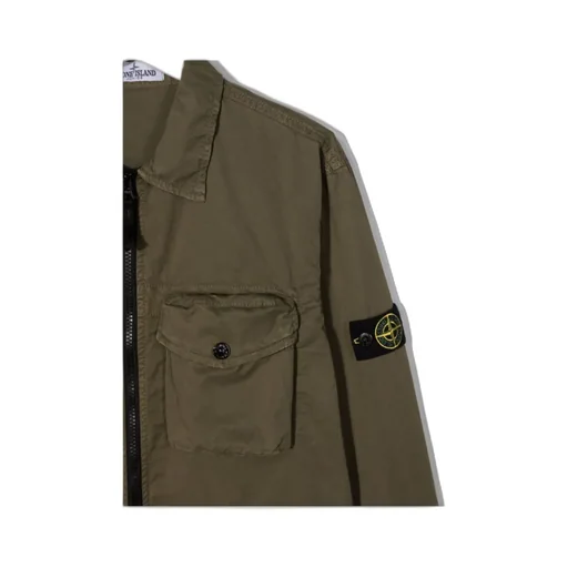 Logo-Patch Sleeve Jacket