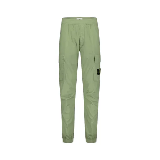 Stretch-Cotton Cargo Trousers