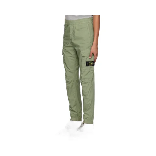 Stretch-Cotton Cargo Trousers
