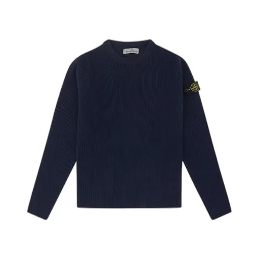 Junior Logo Patch Crewneck Sweater