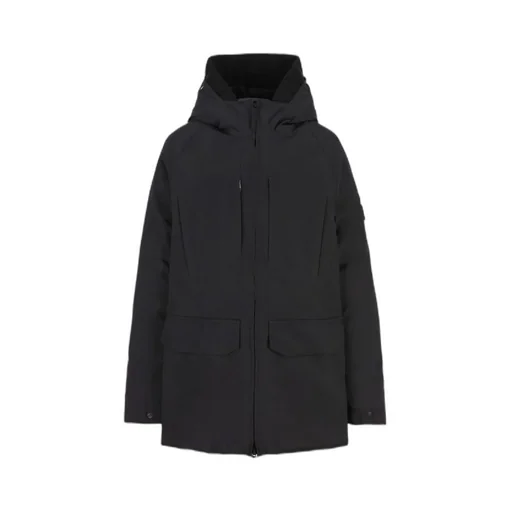 Logo Patch Hooded Jacket