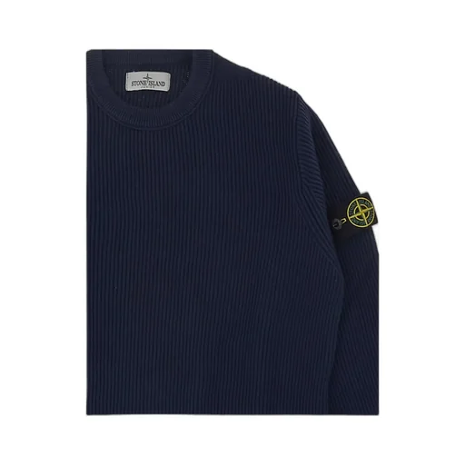 Junior Logo Patch Crewneck Sweater