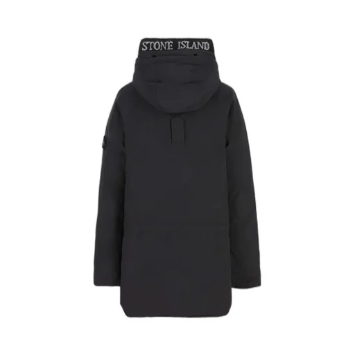 Logo Patch Hooded Jacket