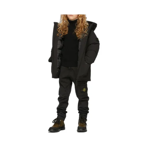 Logo Patch Hooded Jacket