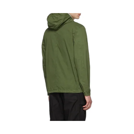 Compass-Badge Hooded Jacket