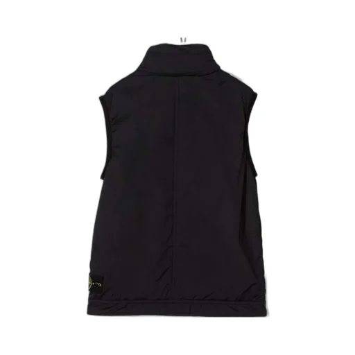 Logo Patch Zipped Gilet Jacket