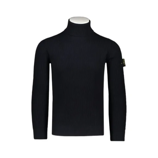 Logo-Patch Turtle Neck Jumper