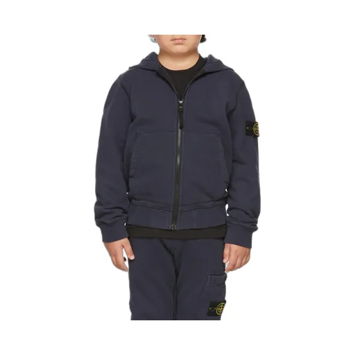 Teen Logo-Patch Zipped Hoodie