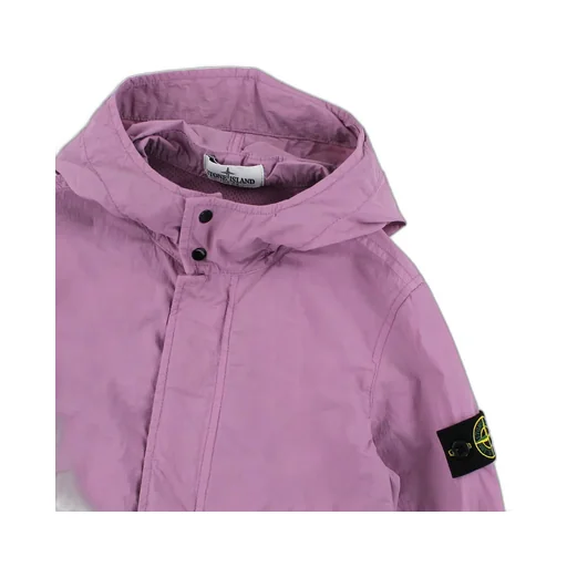 Logo Patch Hooded Jacket