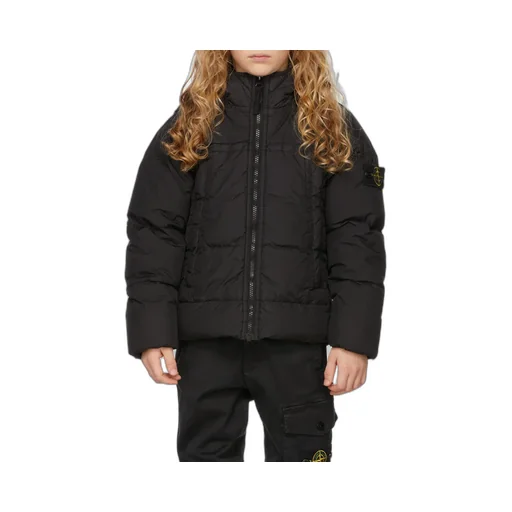 Junior Logo Patch Hooded Jacket