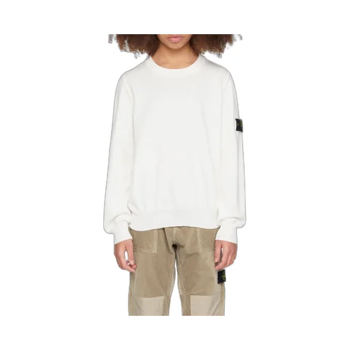 Junior Compass-Motif Crewneck Jumper