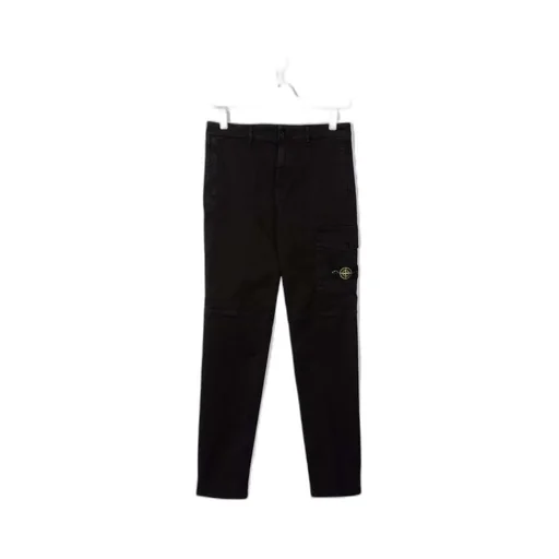Logo Patch Cargo Pants