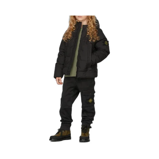 Junior Logo Patch Hooded Jacket