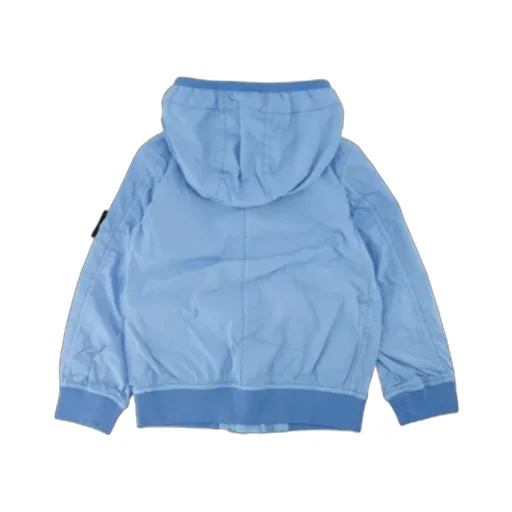 Logo Patch Hooded Rain Jacket