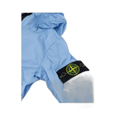 Logo Patch Hooded Rain Jacket