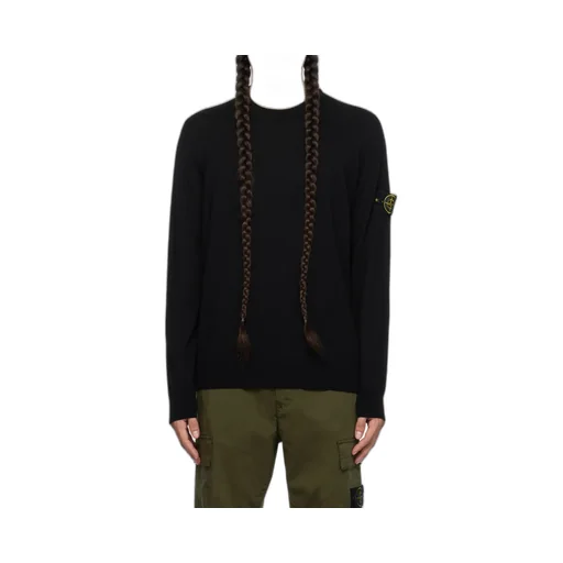 Logo Patch Crewneck Jumper