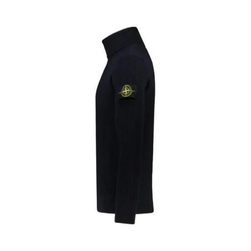 Logo-Patch Turtle Neck Jumper