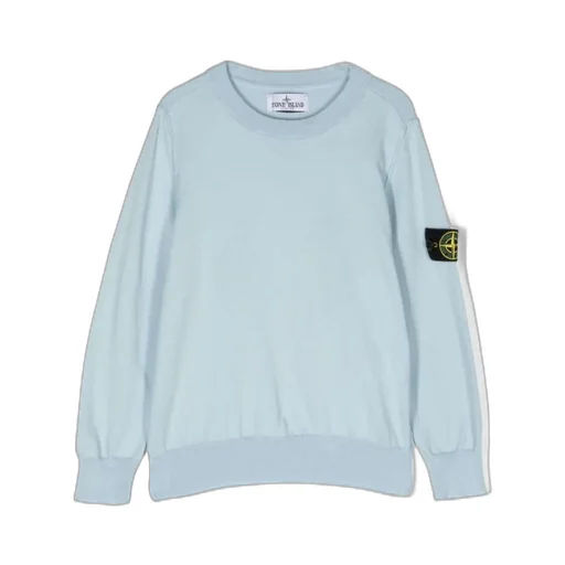 Compass-Motif Crewneck Jumper