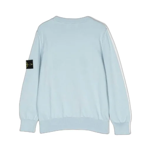 Compass-Motif Crewneck Jumper