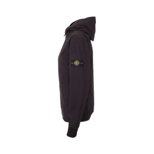 Logo Patch Hooded Jacket