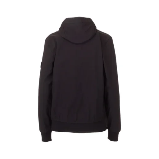 Logo Patch Hooded Jacket