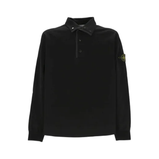 Long-Sleeved Polo Shirt