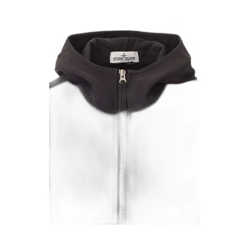 Logo Patch Hooded Jacket