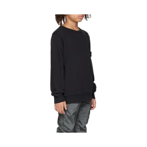 Junior Compass-Motif Crewneck Sweatshirt