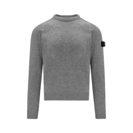 Logo-Patch Knitted Jumper