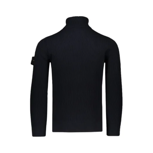 Logo-Patch Turtle Neck Jumper