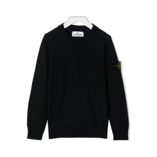 Logo Patch Crew Neck Jumper