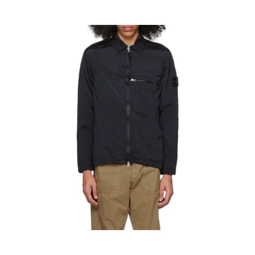 Compass-Patch Zip-Up Jacket