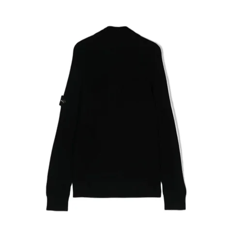 Compass-Badge Raglan Zipped Cardigan