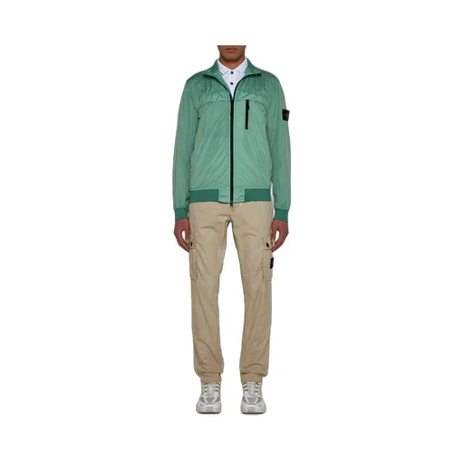 High-Neck Zipped Jacket