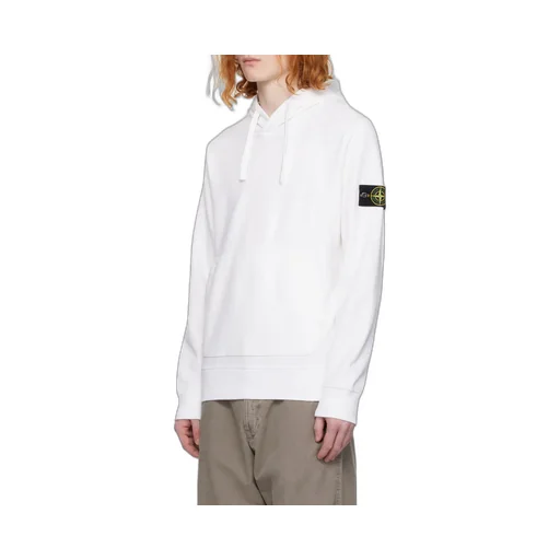Logo Patch Drawstring Hoodie