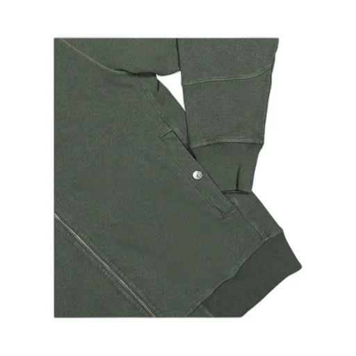 Logo Patch Zipped Hoodie