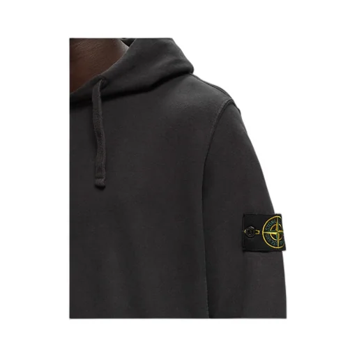 Logo Patch Drawstring Hoodie