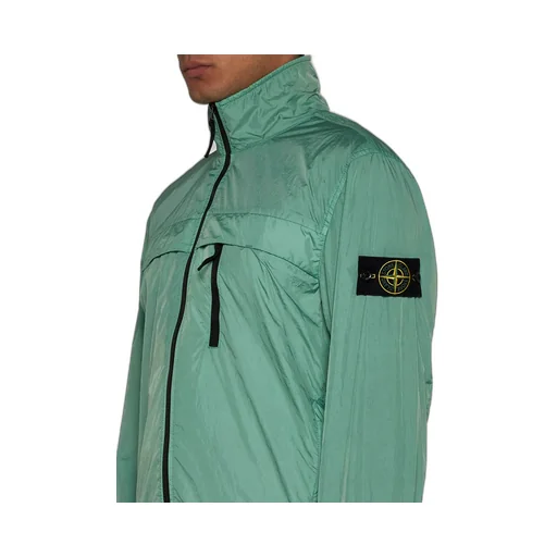 High-Neck Zipped Jacket