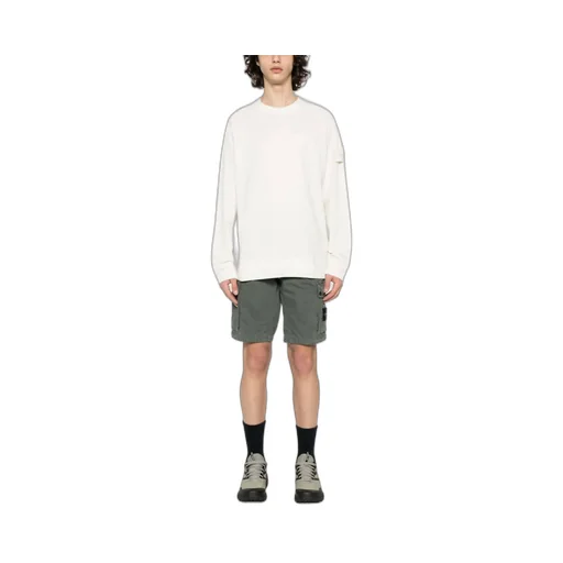 Logo Patch Knee-High Shorts